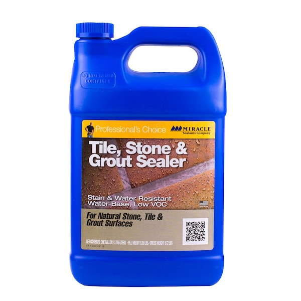 Miracle Sealants Sealant, Tile, Stone & Grout Sealer, Gallon TSSGAL4 Zoro